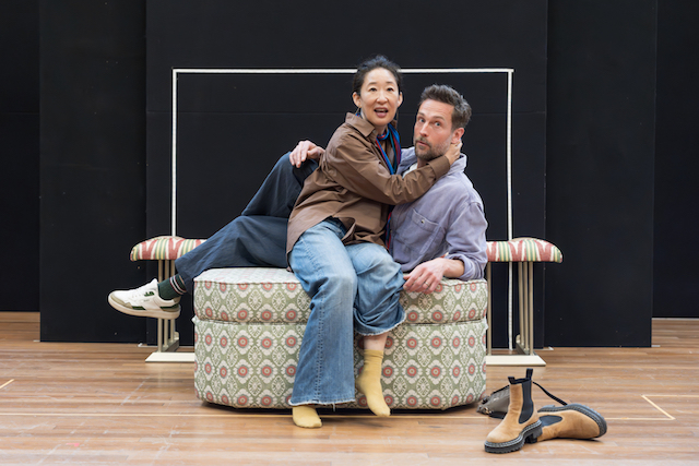 Rehearsal photo with Tom and Sandra Oh