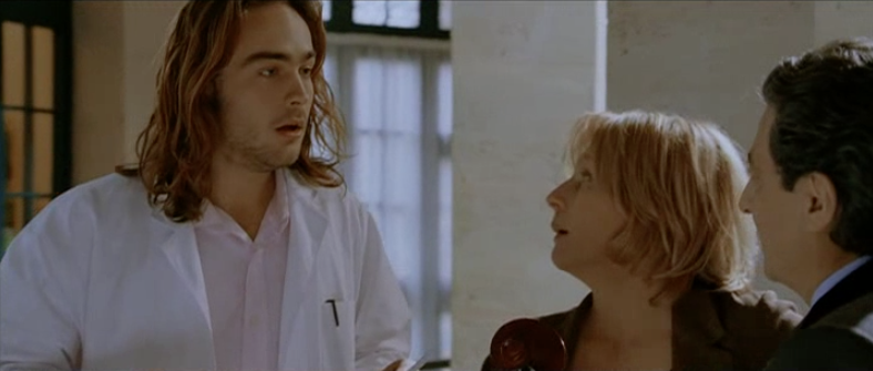 A long haired Tom shares a scene with Jennifer Saunders in 2006 film